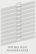 Vertical Blind Hangers - WHITE, BLACK, GREY. CLEAR