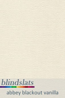 Abbey Blackout Vanilla 89mm Replacement Slats