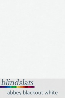 Abbey Blackout White 89mm Replacement Slats