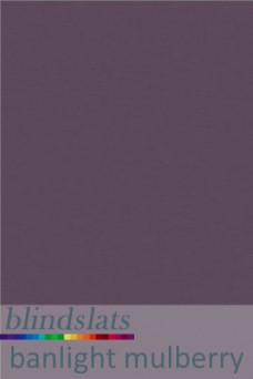 Banlight Blackout Mulberry 89mm Replacement Slats
