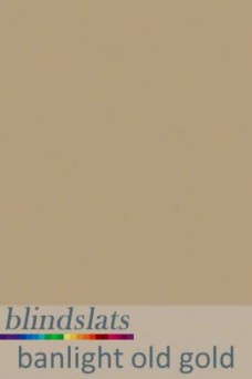 Banlight Old Gold 127mm Replacement Slats