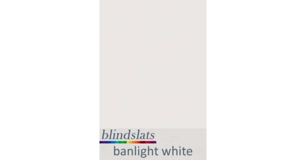 Banlight FR White 127mm Replacement Vertical Blind Slats