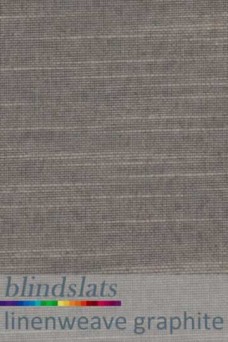 Linenweave Graphite 127mm Replacement Slats