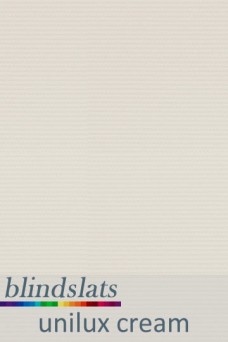 Unilux Cream 89mm Replacement Slats