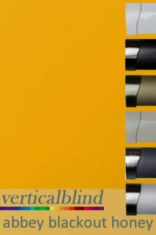 Abbey Blackout Honey Complete Vertical Blind