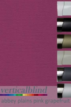 Abbey Plains Pink Grapefruit Complete Vertical Blind