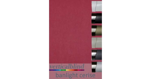 Banlight Cerise Complete Vertical Blind