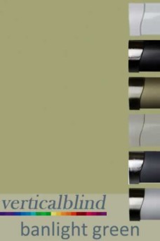 Banlight Green Complete Vertical Blind