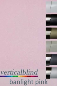 Banlight Pink Complete Vertical Blind