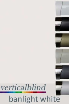 Banlight White Complete Vertical Blind