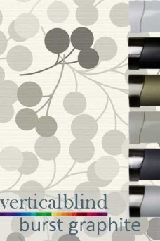 Burst Graphite Complete Vertical Blind