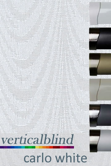 Carlo White Complete Vertical Blind Carlo White Complete Vertical Blind