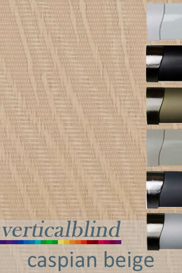 Caspian Beige Complete Vertical Blind Caspian Beige Complete Vertical Blind