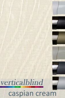 Caspian Cream Complete Vertical Blind