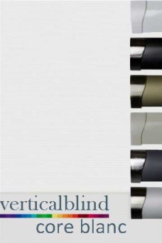 Core Blanc Complete Vertical Blind