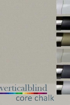 Core Chalk Complete Vertical Blind