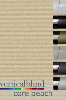 Core Peach Complete Vertical Blind