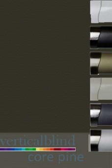 Core Pine Complete Vertical Blind