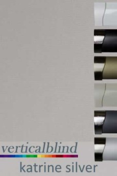 Katrine Silver Complete Vertical Blind