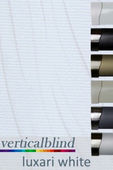 Luxari White Complete Vertical Blind
