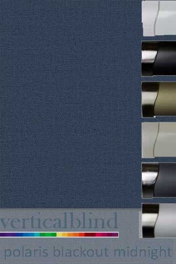 Polaris Blackout Midnight Complete Vertical Blind Polaris Blackout Midnight Complete Vertical Blind