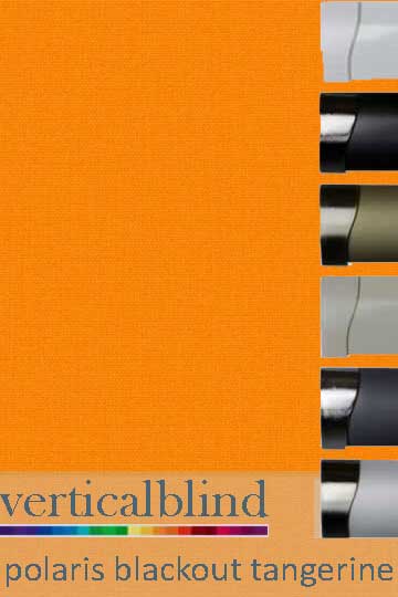 Polaris Blackout Tangerine Complete Vertical Blind Polaris Blackout Tangerine Complete Vertical Blind