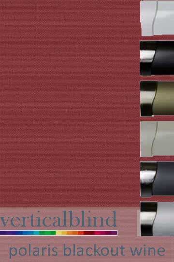 Polaris Blackout Wine Complete Vertical Blind Polaris Blackout Wine Complete Vertical Blind