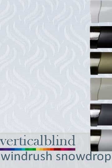 Windrush Snowdrop Complete Vertical Blind Windrush Snowdrop Complete Vertical Blind